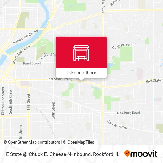 E State @ Chuck E. Cheese-N-Inbound map