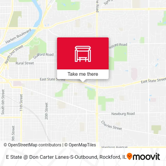 E State @ Don Carter Lanes-S-Outbound map