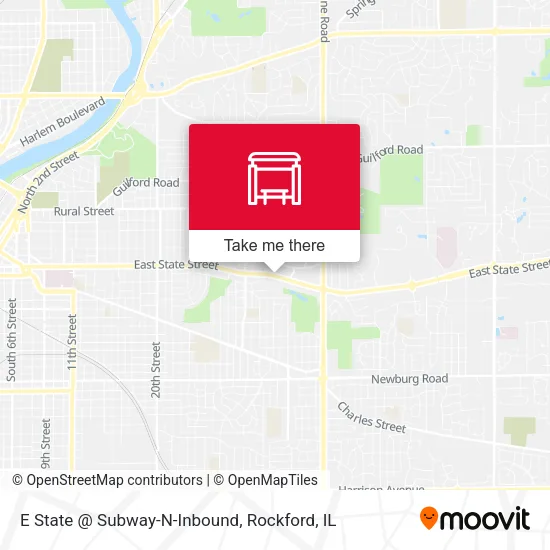 Mapa de E State @ Subway-N-Inbound