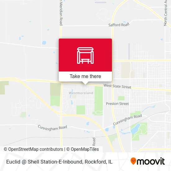 Mapa de Euclid @ Shell Station-E-Inbound