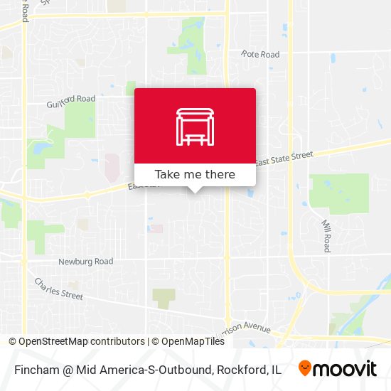 Fincham @ Mid America-S-Outbound map