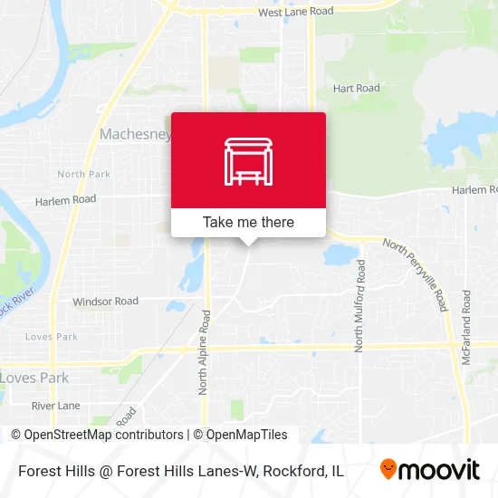 Forest Hills @ Forest Hills Lanes-W map