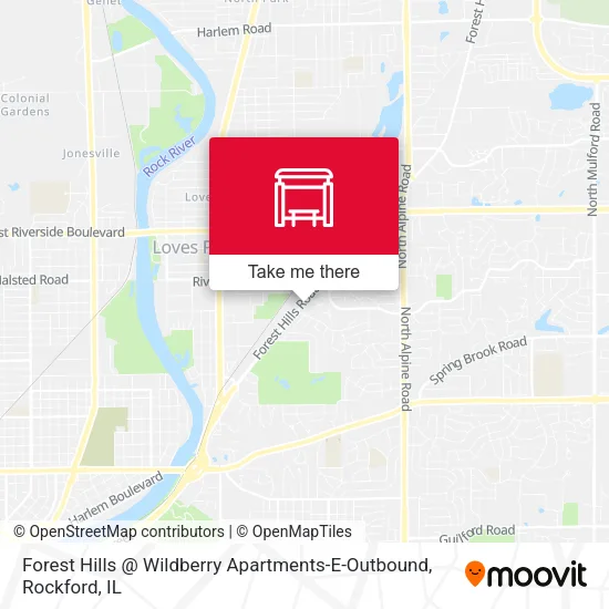 Forest Hills @ Wildberry Apartments-E-Outbound map