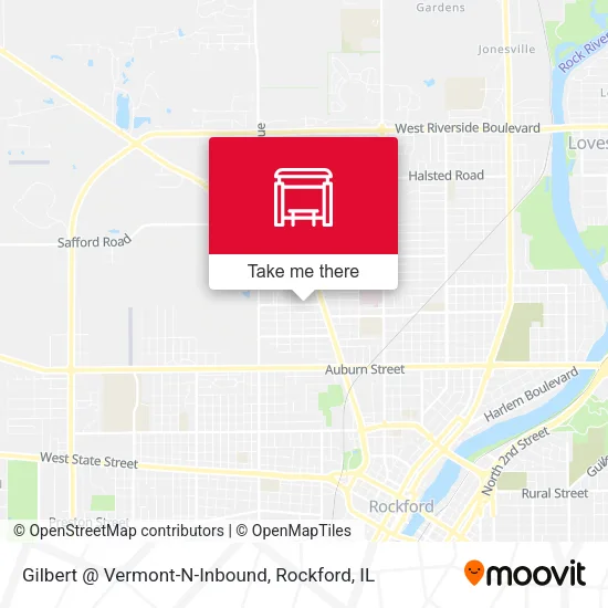 Mapa de Gilbert @ Vermont-N-Inbound
