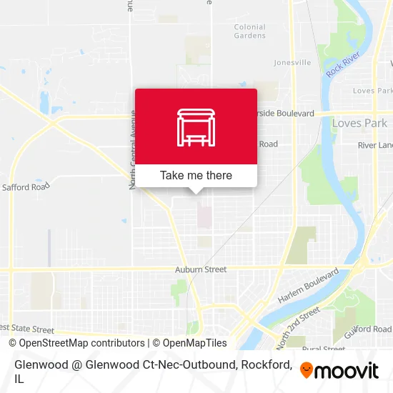 Glenwood @ Glenwood Ct-Nec-Outbound map