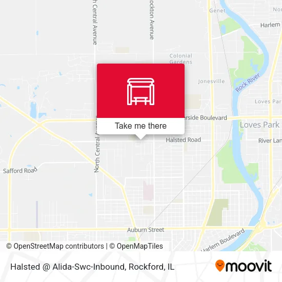 Mapa de Halsted @ Alida-Swc-Inbound