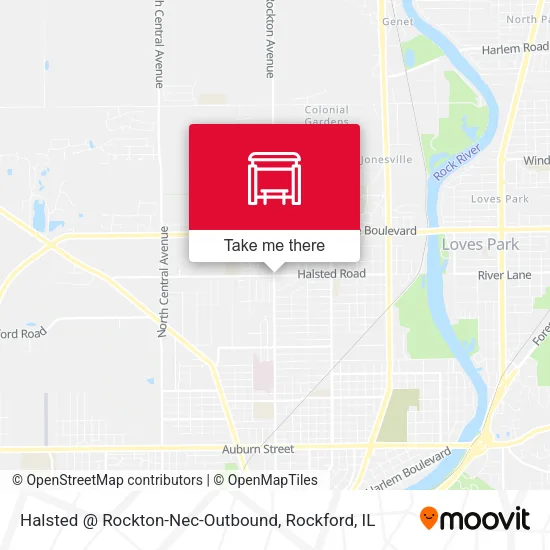 Mapa de Halsted @ Rockton-Nec-Outbound