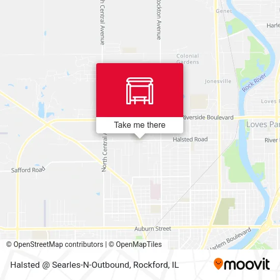 Mapa de Halsted @ Searles-N-Outbound