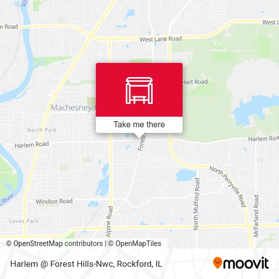 Mapa de Harlem @ Forest Hills-Nwc