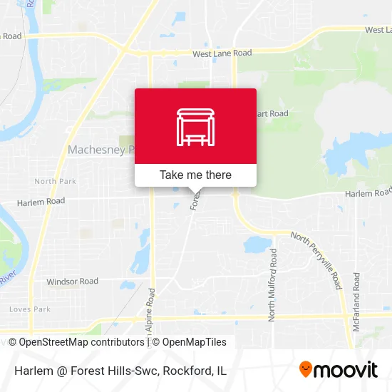 Mapa de Harlem @ Forest Hills-Swc