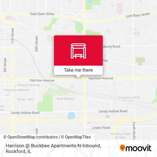 Mapa de Harrison @ Buckbee Apartments-N-Inbound