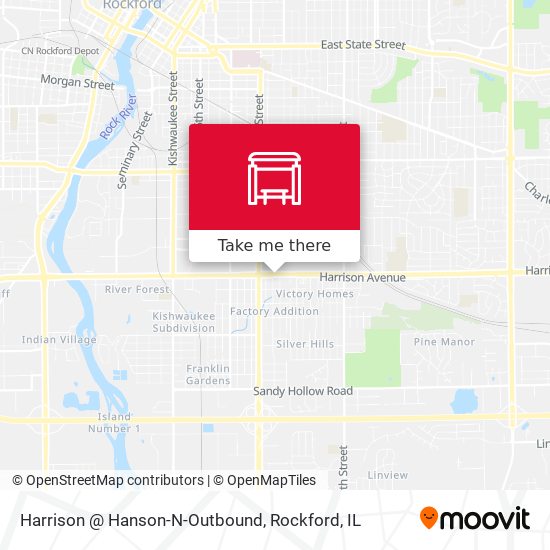 Harrison @ Hanson-N-Outbound map