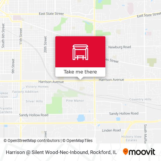 Harrison @ Silent Wood-Nec-Inbound map