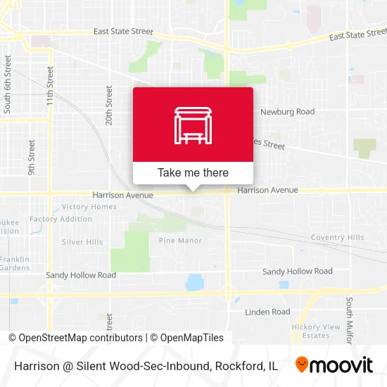 Mapa de Harrison @ Silent Wood-Sec-Inbound