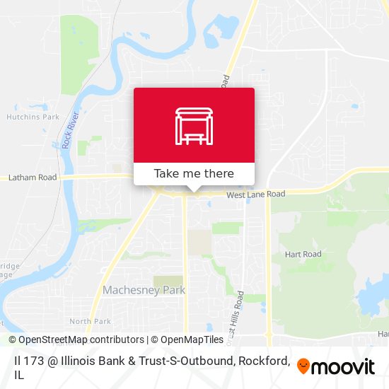 Il 173 @ Illinois Bank & Trust-S-Outbound map