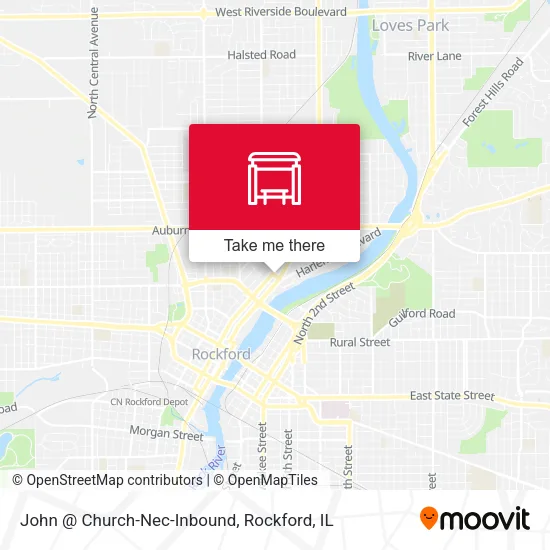 Mapa de John @ Church-Nec-Inbound