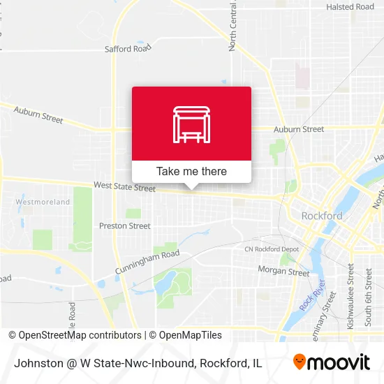 Mapa de Johnston @ W State-Nwc-Inbound