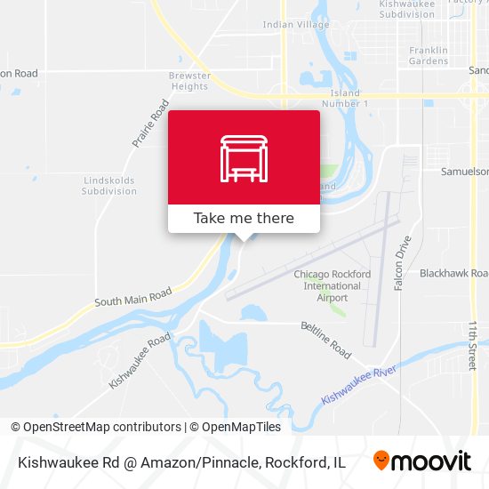 Mapa de Kishwaukee Rd @ Amazon / Pinnacle