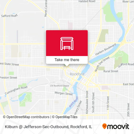 Mapa de Kilburn @ Jefferson-Sec-Outbound
