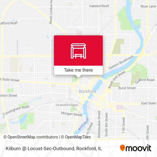 Mapa de Kilburn @ Locust-Sec-Outbound