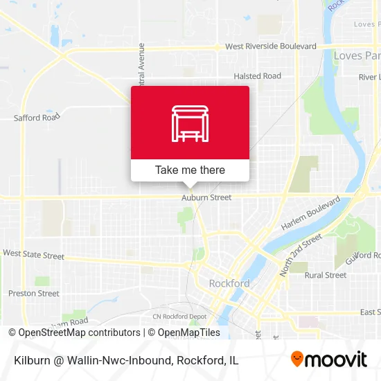 Mapa de Kilburn @ Wallin-Nwc-Inbound