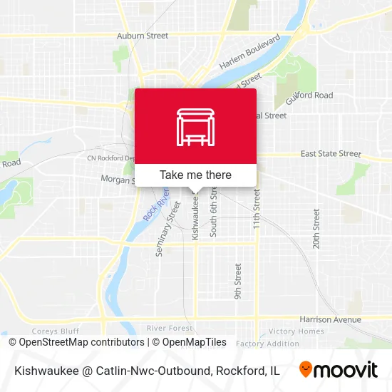 Mapa de Kishwaukee @ Catlin-Nwc-Outbound