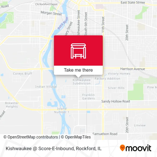 Mapa de Kishwaukee @ Score-E-Inbound