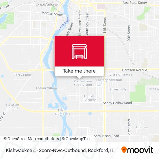 Mapa de Kishwaukee @ Score-Nwc-Outbound