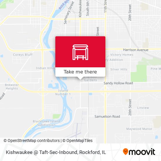 Mapa de Kishwaukee @ Taft-Sec-Inbound