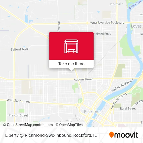 Mapa de Liberty @ Richmond-Swc-Inbound