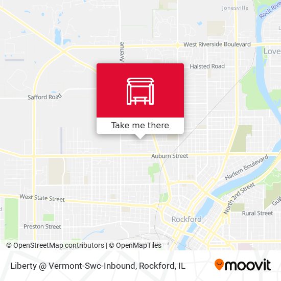 Liberty @ Vermont-Swc-Inbound map