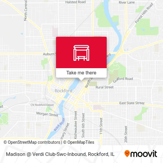 Mapa de Madison @ Verdi Club-Swc-Inbound
