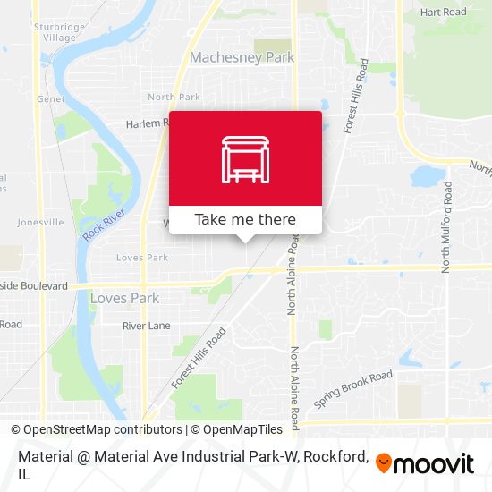 Material @ Material Ave Industrial Park-W map