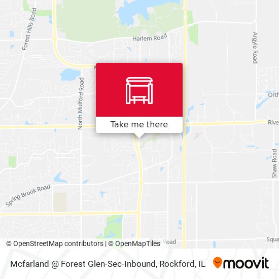 Mcfarland @ Forest Glen-Sec-Inbound map