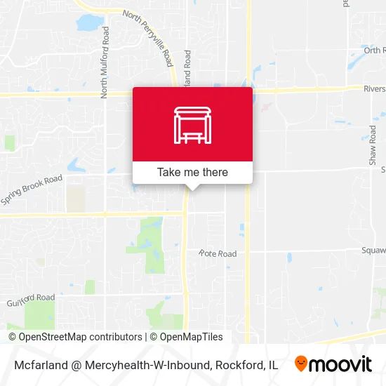 Mcfarland @ Mercyhealth-W-Inbound map