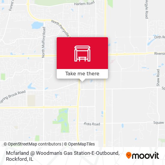 Mapa de Mcfarland @ Woodman's Gas Station-E-Outbound