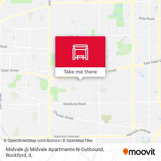 Mapa de Midvale @ Midvale Apartments-N-Outbound