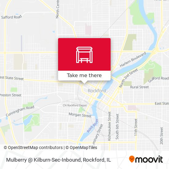 Mapa de Mulberry @ Kilburn-Sec-Inbound