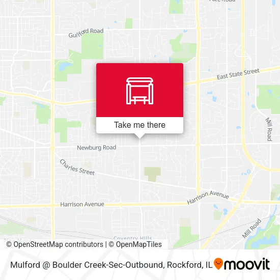 Mapa de Mulford @ Boulder Creek-Sec-Outbound