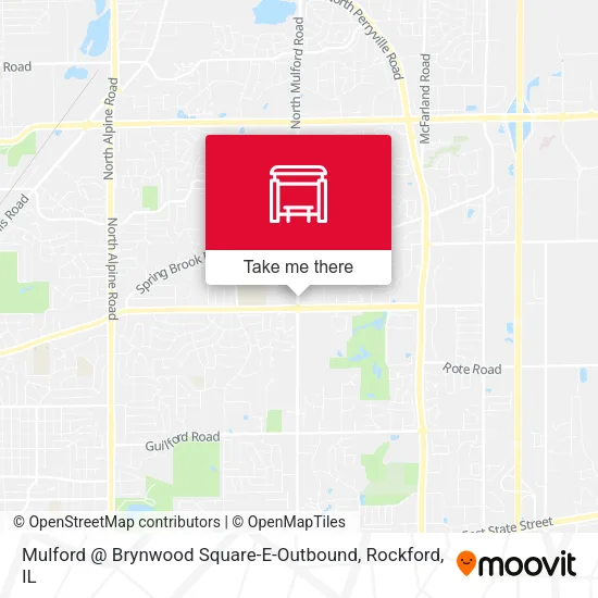 Mapa de Mulford @ Brynwood Square-E-Outbound