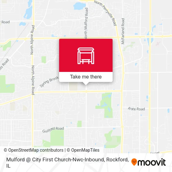 Mulford @ City First Church-Nwc-Inbound map