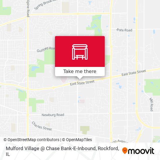 Mulford Village @ Chase Bank-E-Inbound map