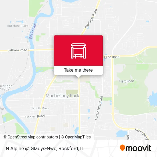 Mapa de N Alpine @ Gladys-Nwc