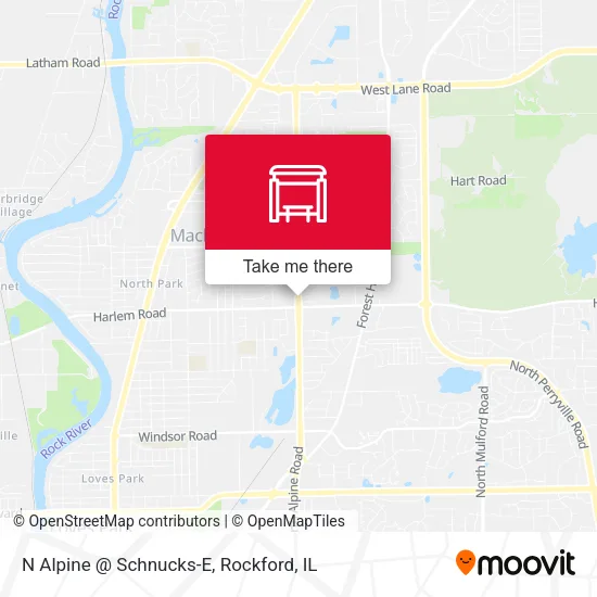 Mapa de N Alpine @ Schnucks-E