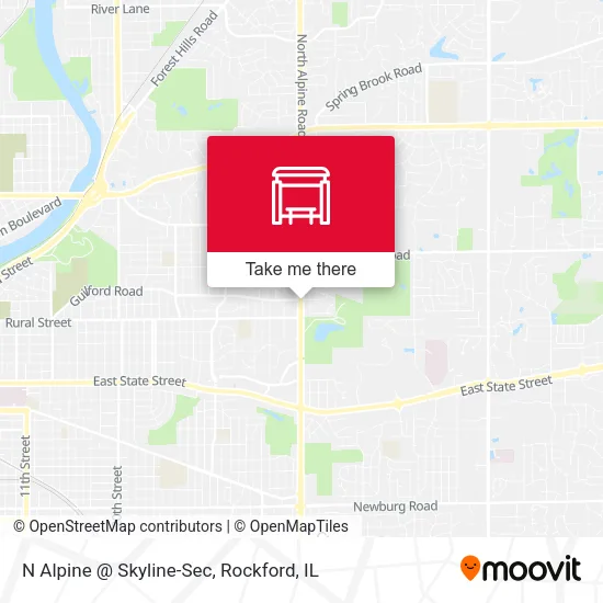 Mapa de N Alpine @ Skyline-Sec