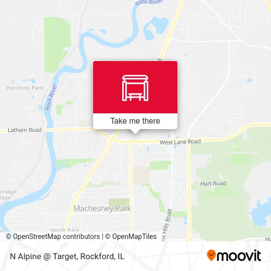 Mapa de N Alpine @ Target