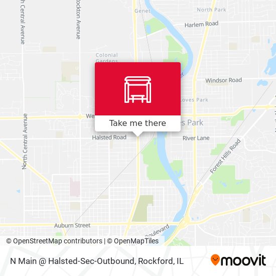 Mapa de N Main @ Halsted-Sec-Outbound