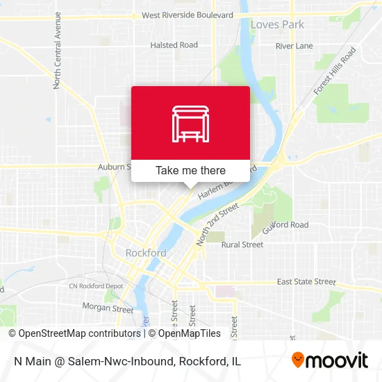 Mapa de N Main @ Salem-Nwc-Inbound
