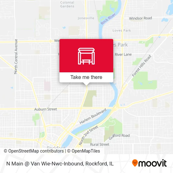 Mapa de N Main @ Van Wie-Nwc-Inbound