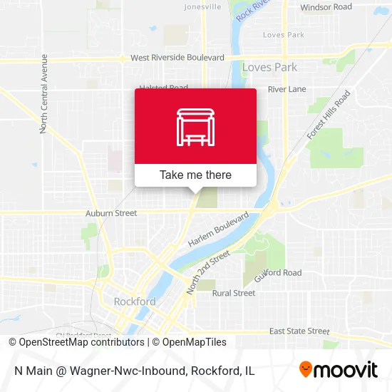 Mapa de N Main @ Wagner-Nwc-Inbound